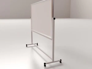 whiteboard with stand 3D Model
