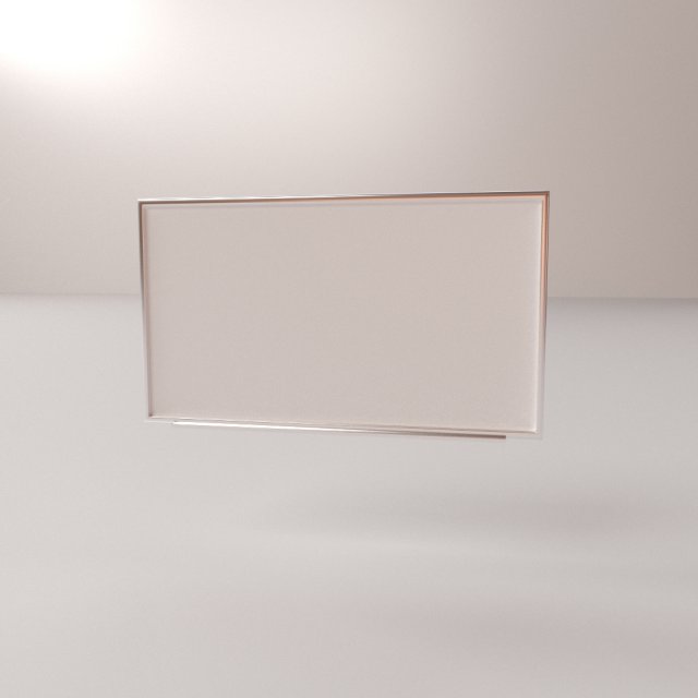whiteboard 3D-Modell .c4d .max .obj .3ds .fbx .stl .blend 