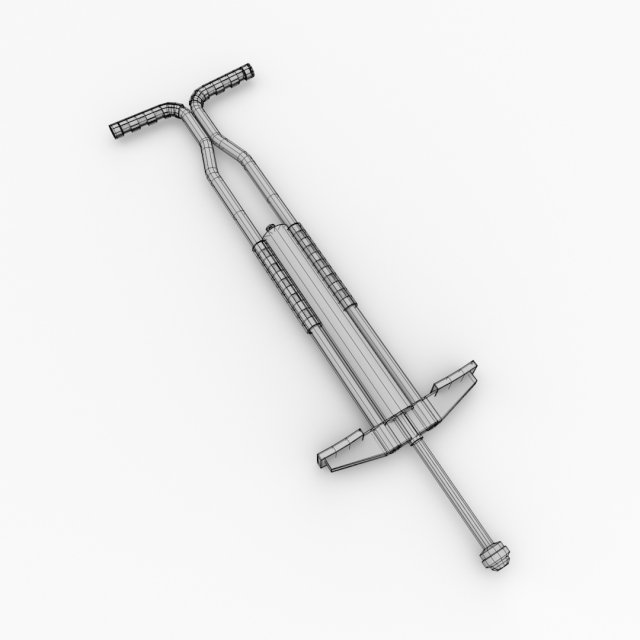 pogo stick v3 3D in 3DExport