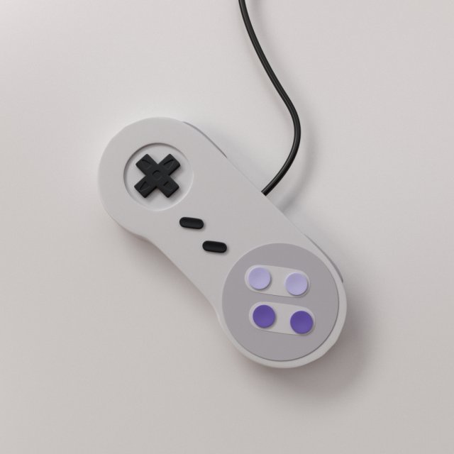 game controller 3D मॉडल .c4d .max .obj .3ds .fbx .stl .blend 