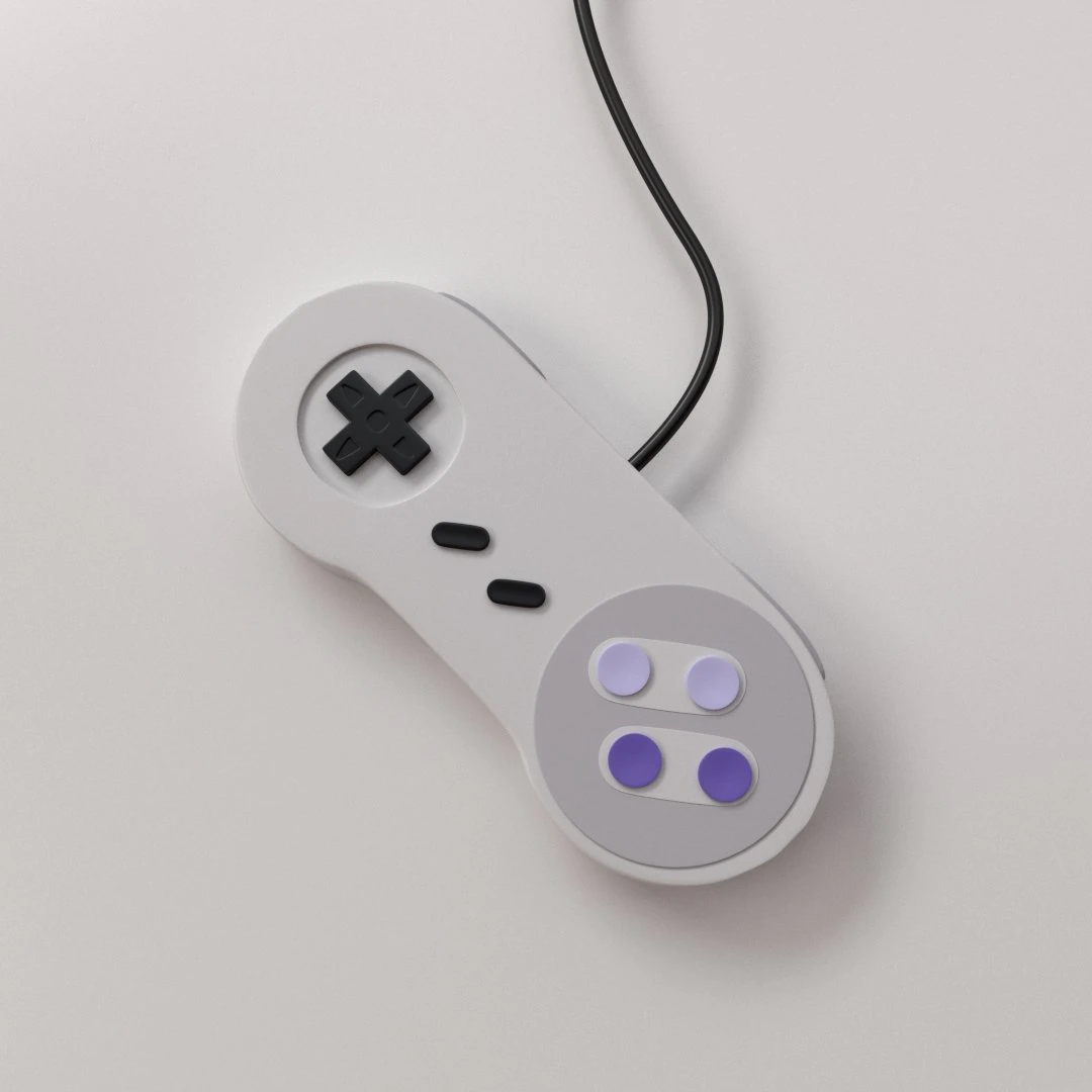 game controller 3D Model .c4d .max .obj .3ds .fbx .stl .blend 