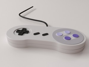 game controller 3D मॉडल