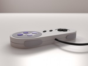 game controller 3D मॉडल