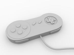 game controller 3D मॉडल
