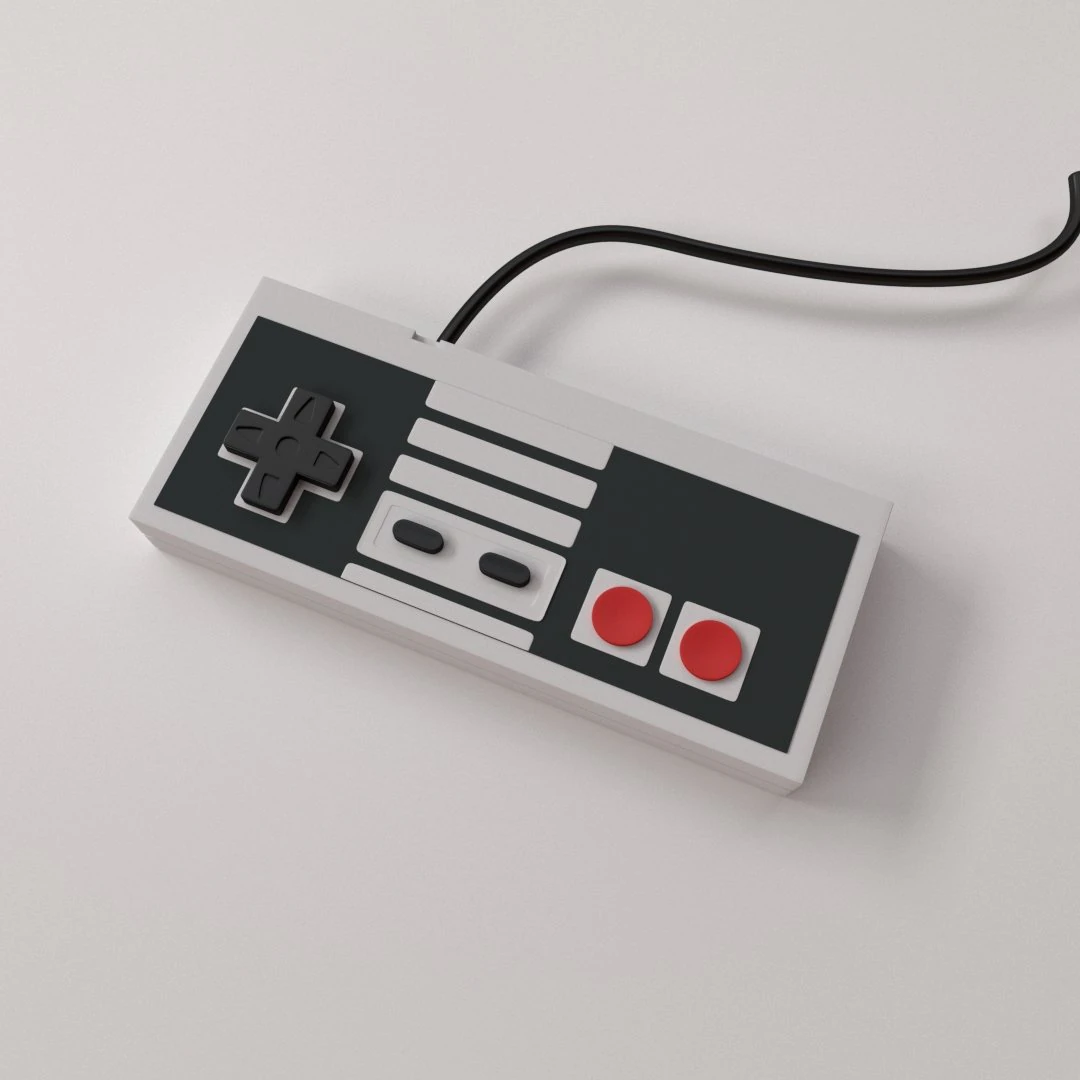 game controller v2 3D Model .c4d .max .obj .3ds .fbx .stl .blend 