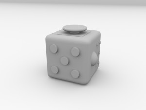 fidget cube Modello 3D