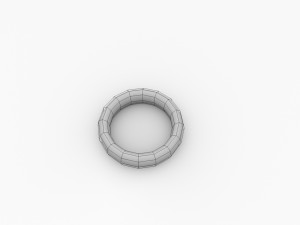 jade ring Modello 3D