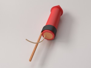 rocket firework 3Dモデル
