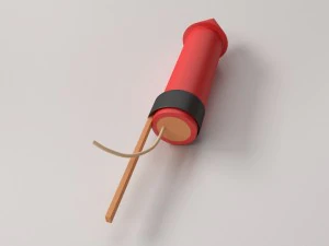 rocket firework 3D Model