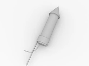 rocket firework 3D Model