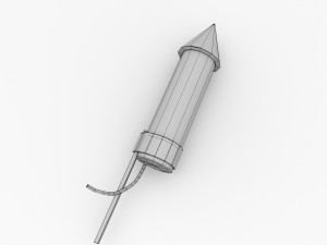 rocket firework 3Dモデル