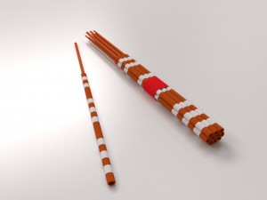 sparkler firework Model 3D