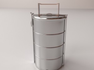 tiffin carrier Model 3D