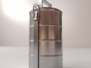 tiffin carrier 3Dモデル