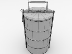 tiffin carrier 3Dモデル