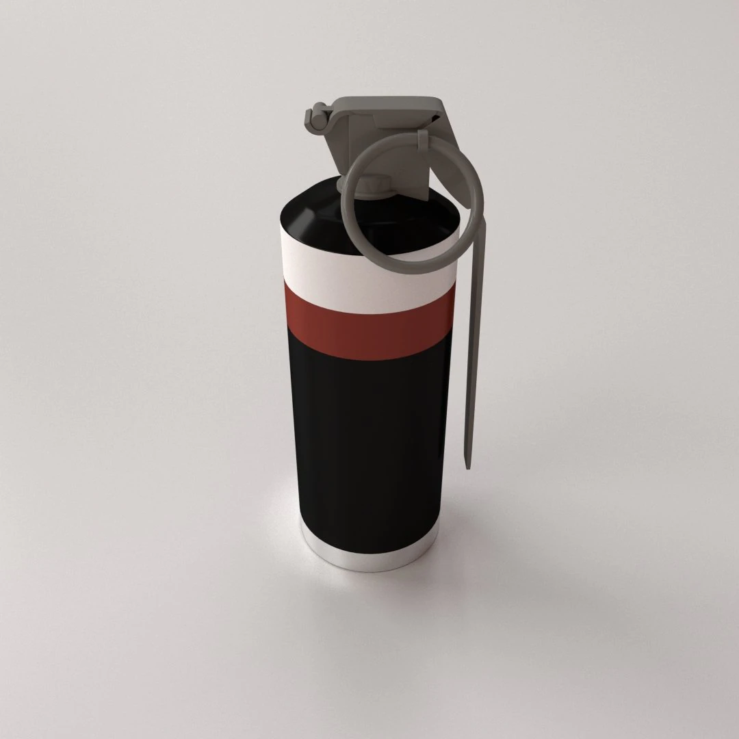 mk141 stun grenade 3D Model .c4d .max .obj .3ds .fbx .stl .blend 