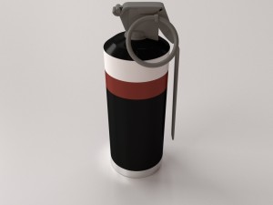 mk141 stun grenade Modelo 3D