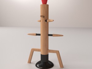 wooden dummy v2 3D Models