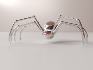 spider bot Modello 3D