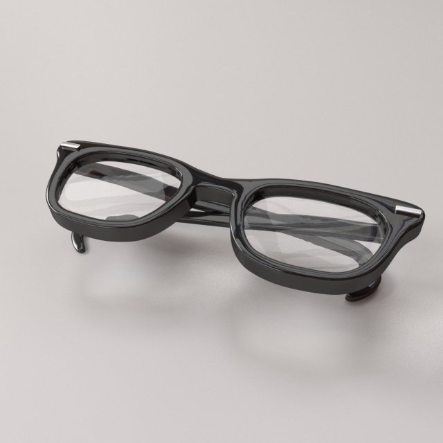 eyeglasses v2 3D Модель .c4d .max .obj .3ds .fbx .stl .blend 