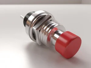 bouton poussoir Modèle 3D