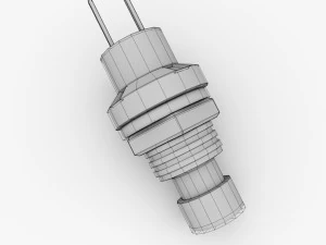 bouton poussoir Modèle 3D
