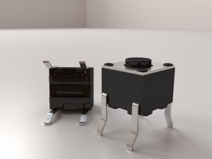 tactile push button 3D Model