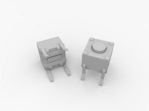 tactile push button 3D Model