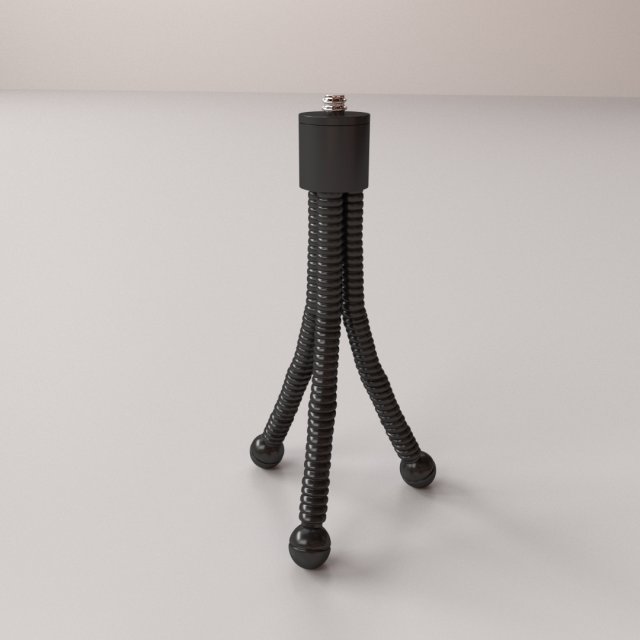 mini tripod Model 3D .c4d .max .obj .3ds .fbx .stl .blend 
