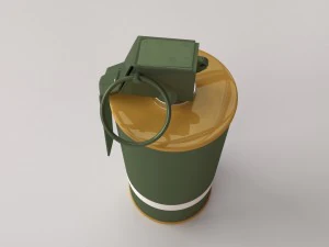 m18 smoke grenade 3D Model