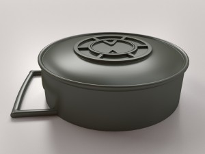 land mine 3D मॉडल