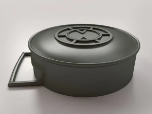 mina terrestre Modelo 3D