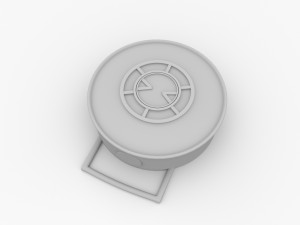 land mine 3D मॉडल