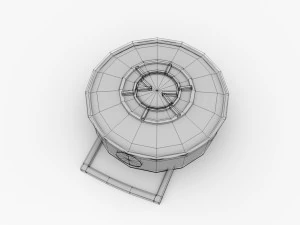 mina terrestre Modelo 3D