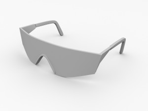 safety glass v2 3D 模型