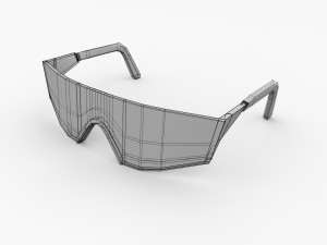 safety glass v2 3D 模型