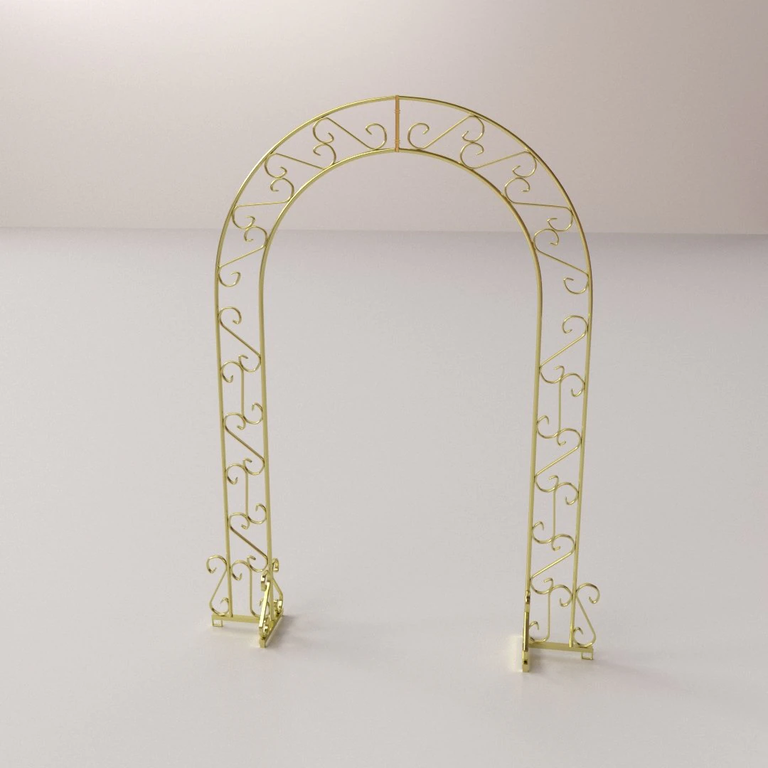 wedding arch 3D Model .c4d .max .obj .3ds .fbx .stl .blend