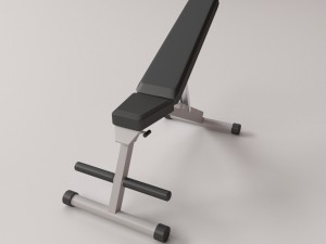 exercise bench 3D मॉडल