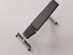 exercise bench 3D 모델