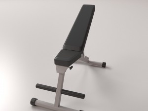 exercise bench 3D 모델