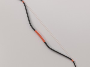 traditional bow 3Dモデル