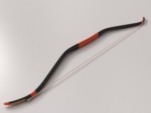 traditional bow 3D मॉडल