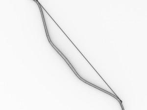 traditional bow 3D मॉडल