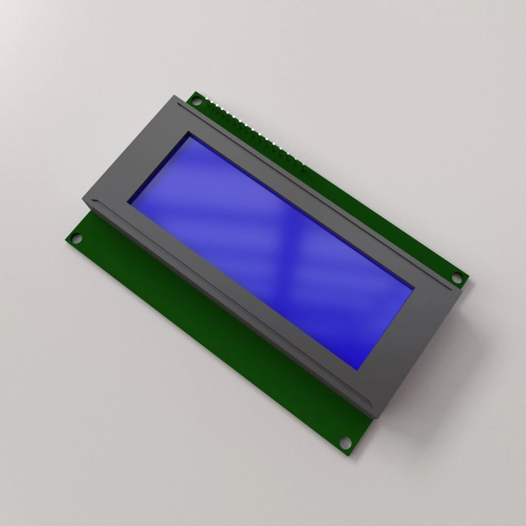 lcd module 3D Model .c4d .max .obj .3ds .fbx .stl .blend