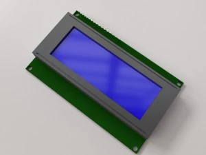 m&oacute;dulo lcd Modelo 3D