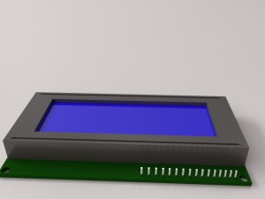 lcd module 3D 모델