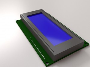 lcd module 3D 모델