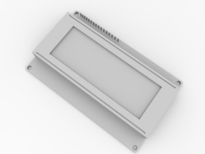 lcd module 3D 모델