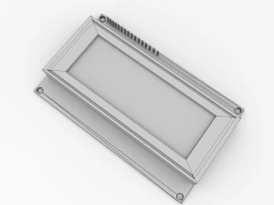 lcd module 3D Model