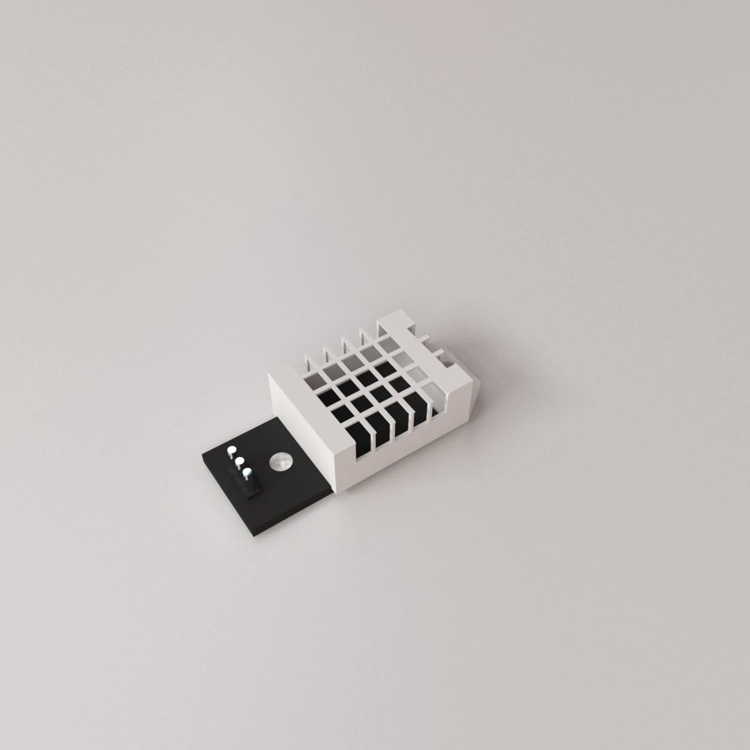 dht22 sensor 3D Model .c4d .max .obj .3ds .fbx .stl .blend